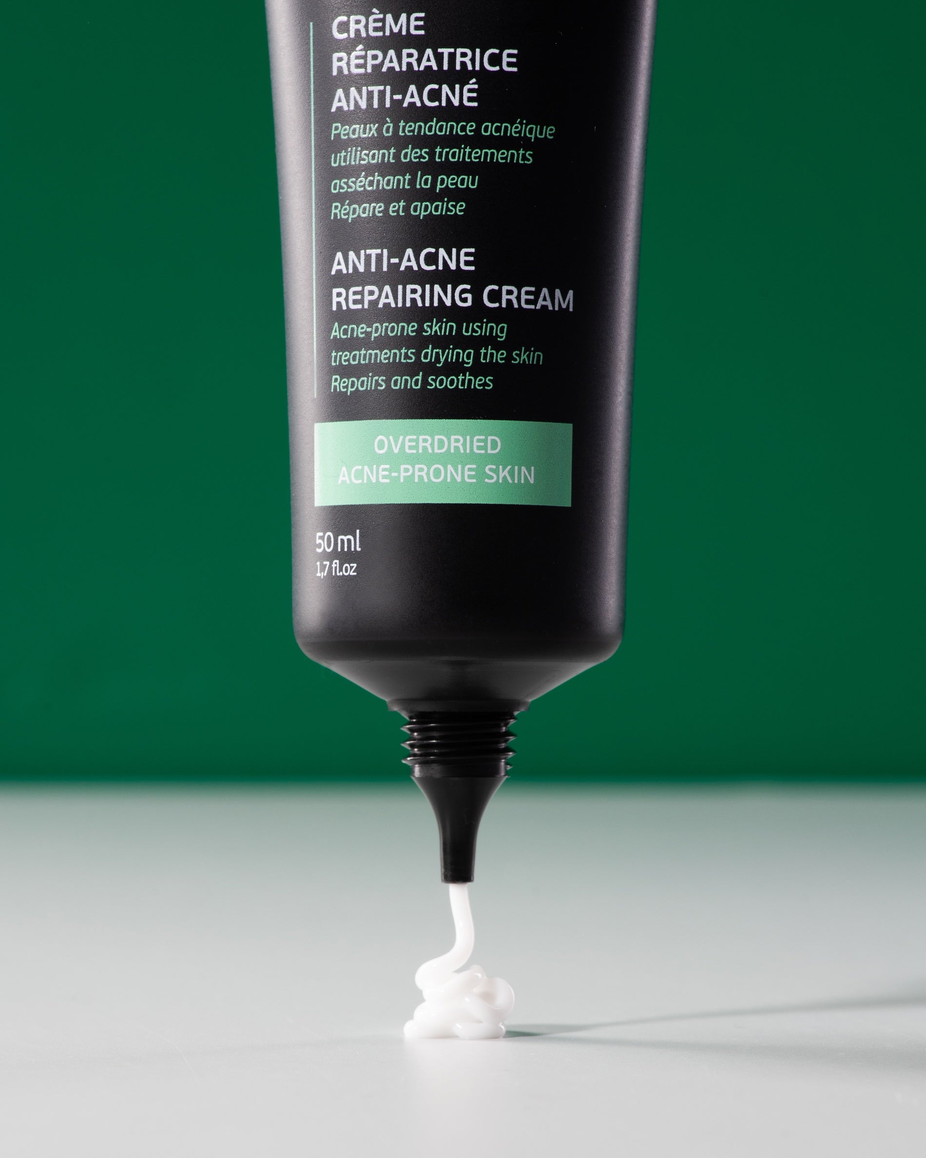 Crème restaurante anti-acné
